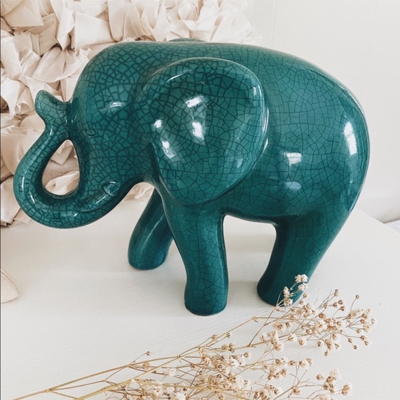Pier 1 Other - Pier 1 Turquoise Elephant Decor